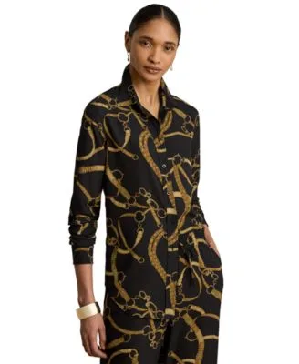 Classic Fit Belting Print Shirt by Ralph Lauren