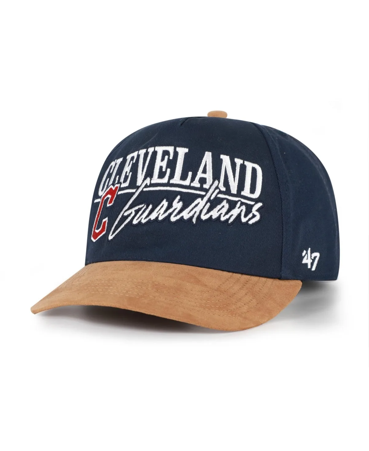 Cleveland Guardians Scribe Line Hitch Adjustable Hat by 47 Brand