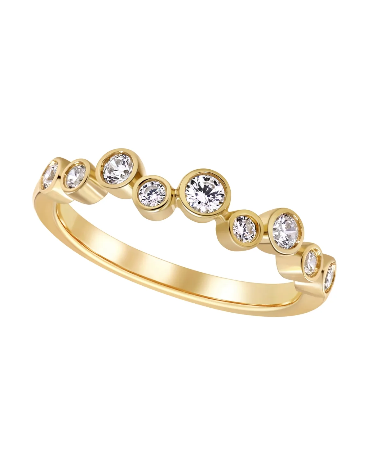 Igi Certified Lab-Grown Diamond Band Ring (1/3 ct. t.w.) in 14k Yellow Gold by Macy's