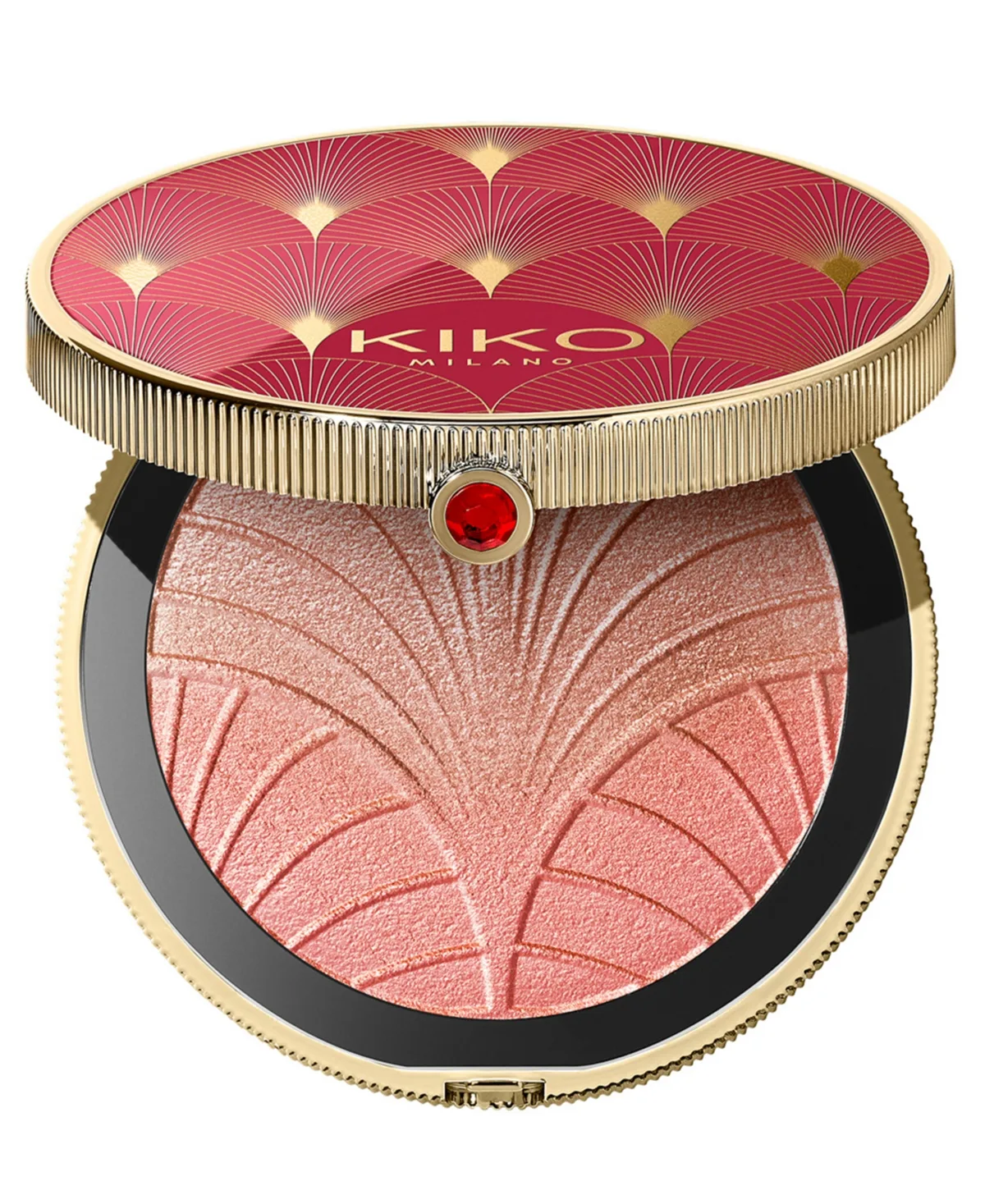 Gleam Come True Highlighter, 0.24 oz. - 02 - Coral Emblem by Kiko Milano