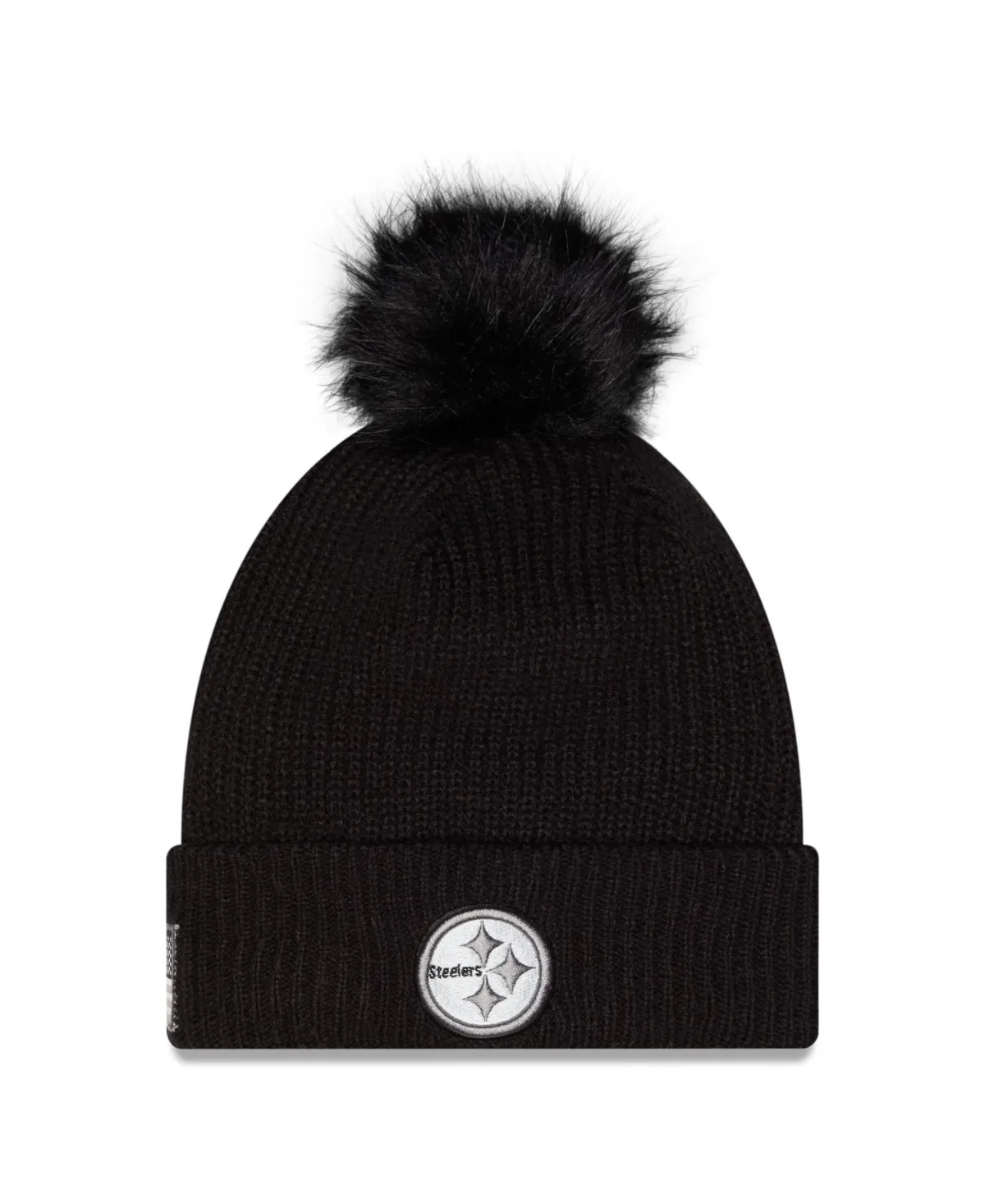 Pittsburgh Steelers 2026 Salute to Service Cuffed Knit with Pom Hat by New Era