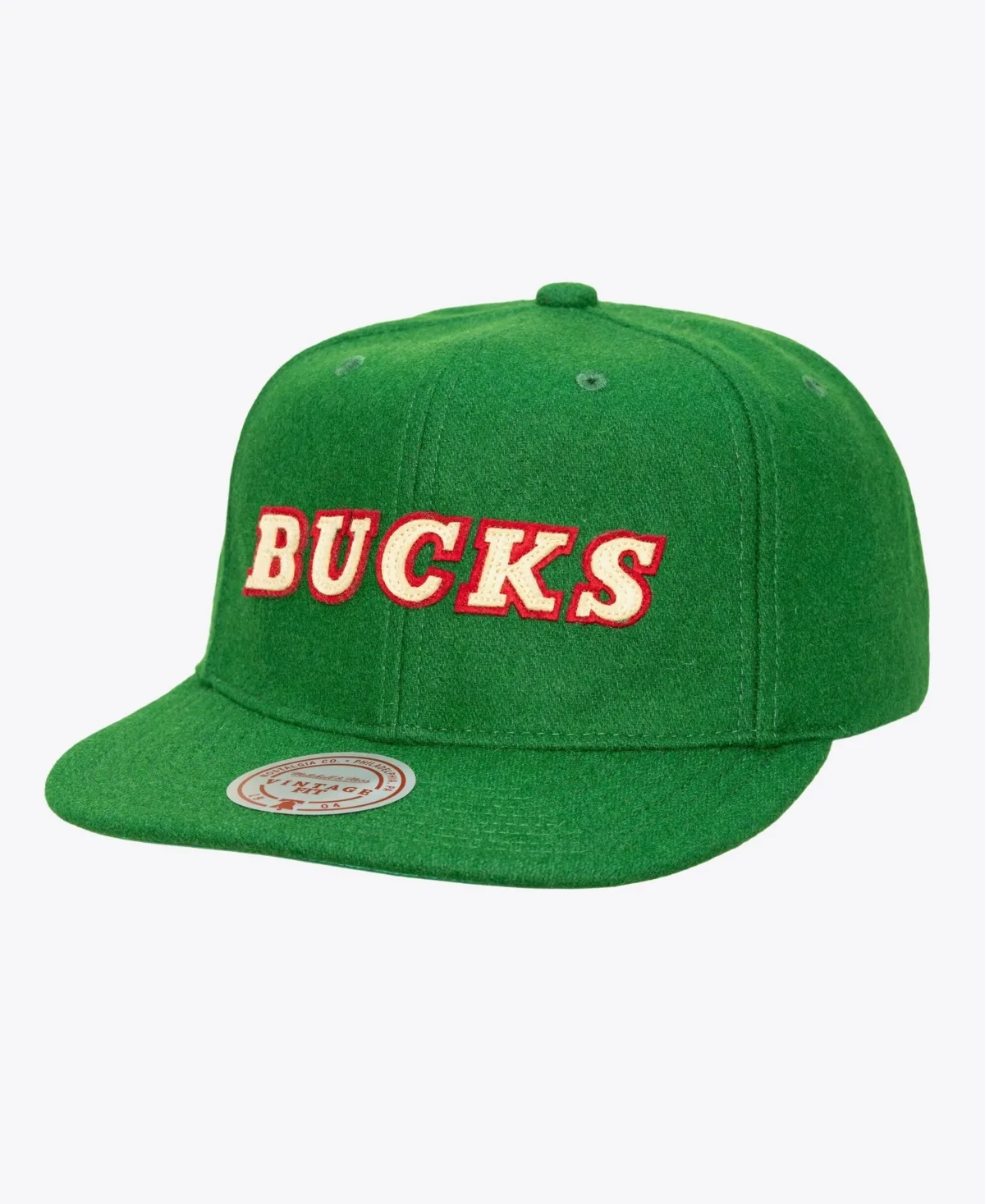 Milwaukee Bucks Hardwood Classics Retro Roots Vintage Adjustable Hat by Mitchell & Ness