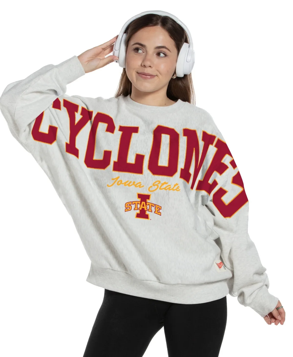 Iowa State Cyclones Flannigan Oversized Fleece Sweatshirt by Pressbox