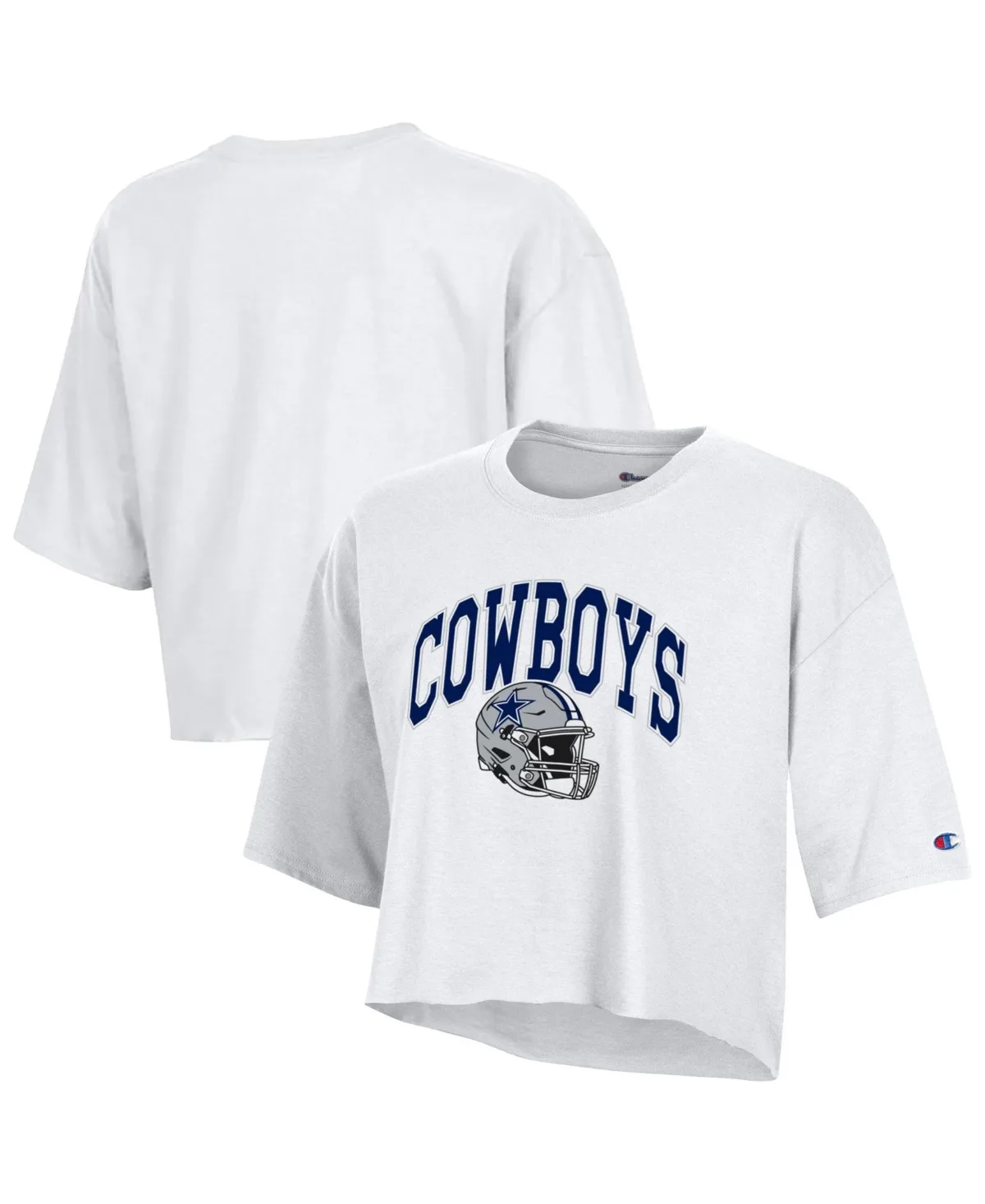 Dallas Cowboys Boyfriend Cropped T-Shirt by Champion
