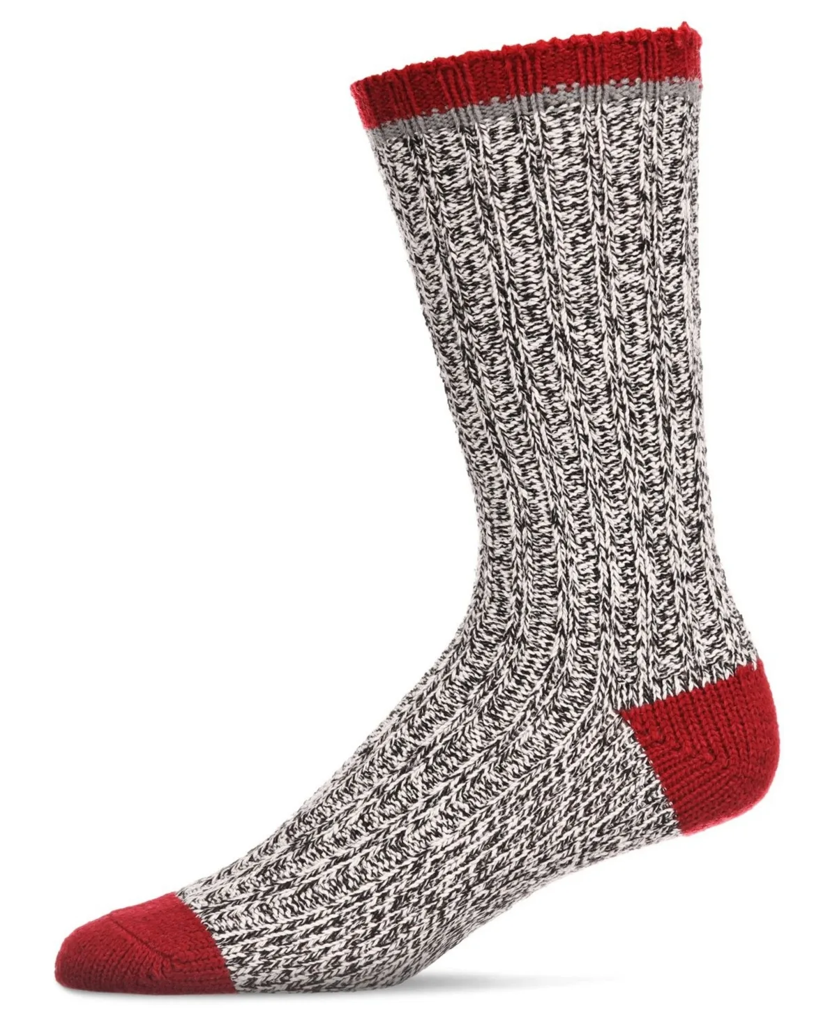 Ribbed Cotton-Blend Boot Socks by Memoi