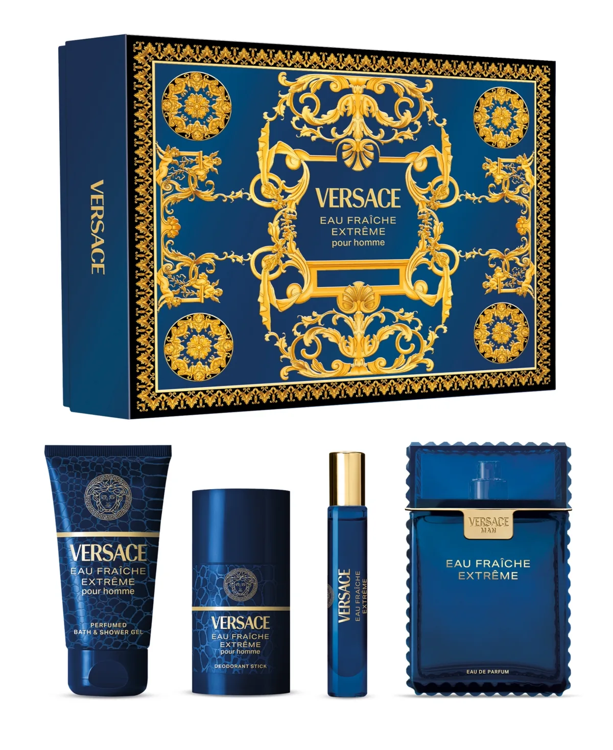 4-Piece Eau Fraiche Extreme Fragrance Gift Set by Versace
