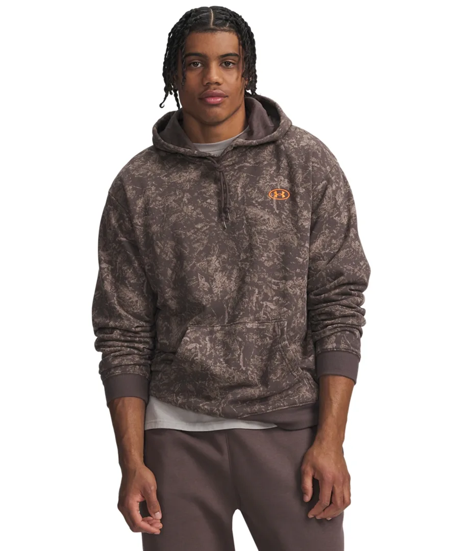 Rival Fleece Printed Hoodie by Under Armour