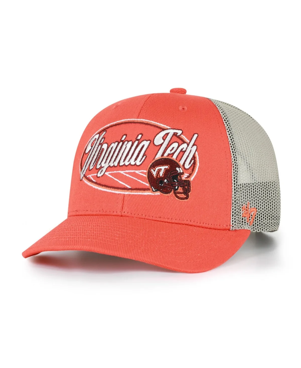Virginia Tech Hokies Enfield Adjustable Trucker Hat by 47 Brand