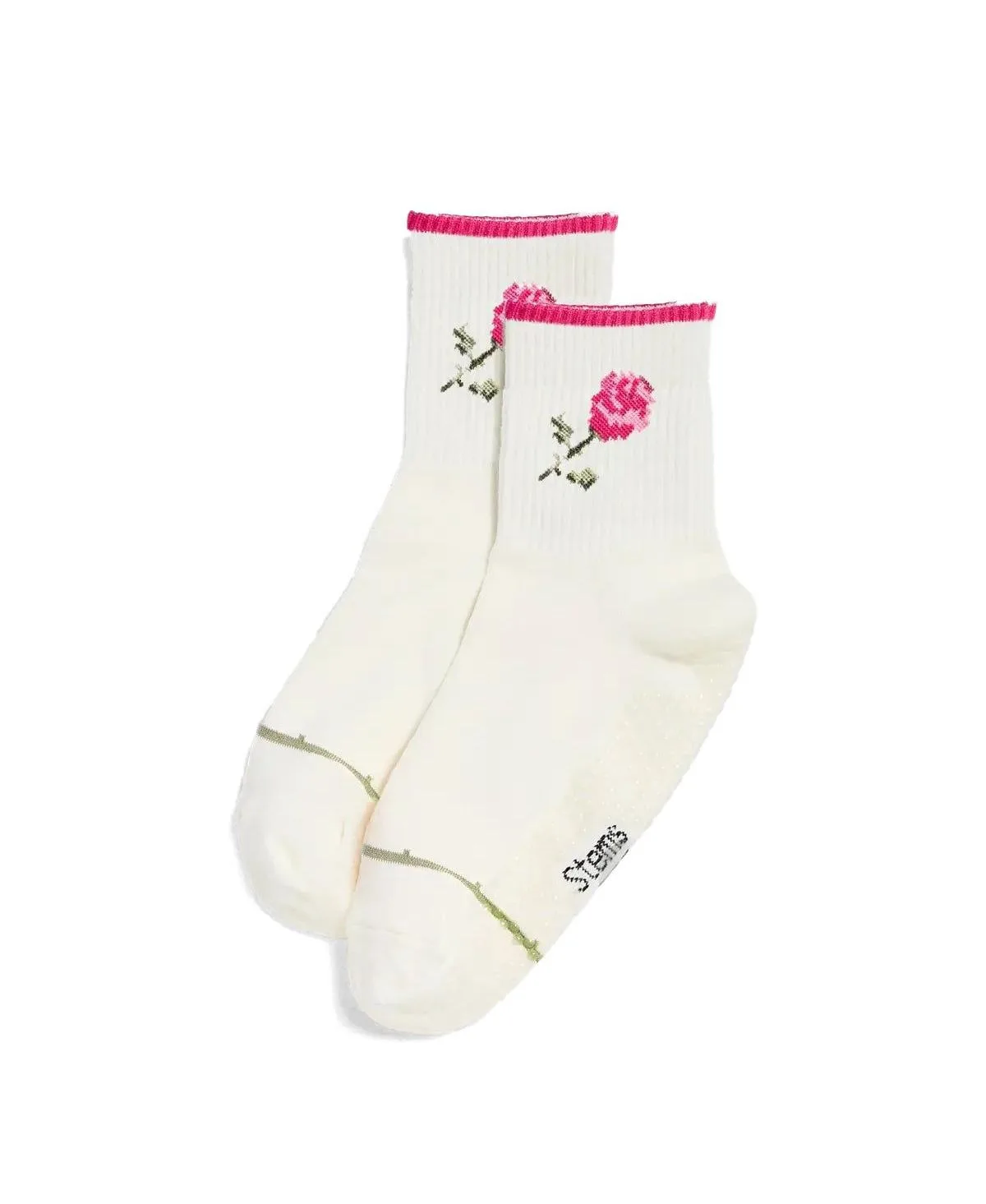 Cherry Grip Striped Socks by Stems