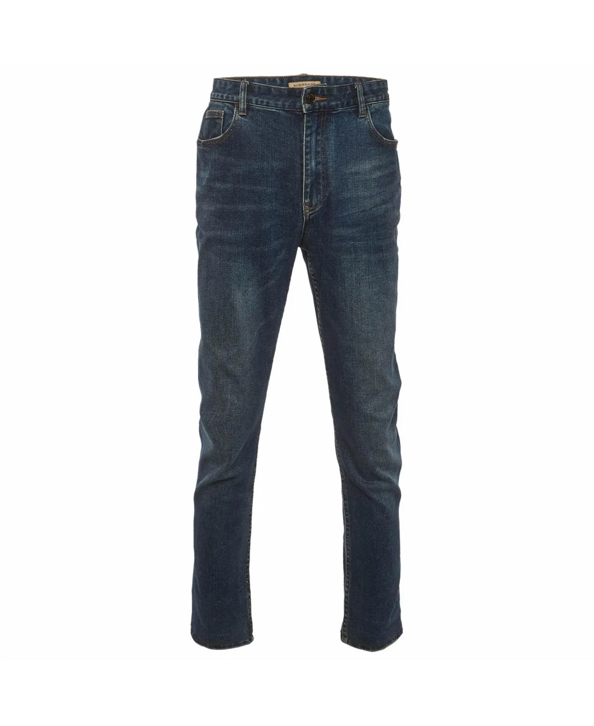 Pre-Owned Burberry Straight-Leg Mid-Rise Denim Jeans by Burberry