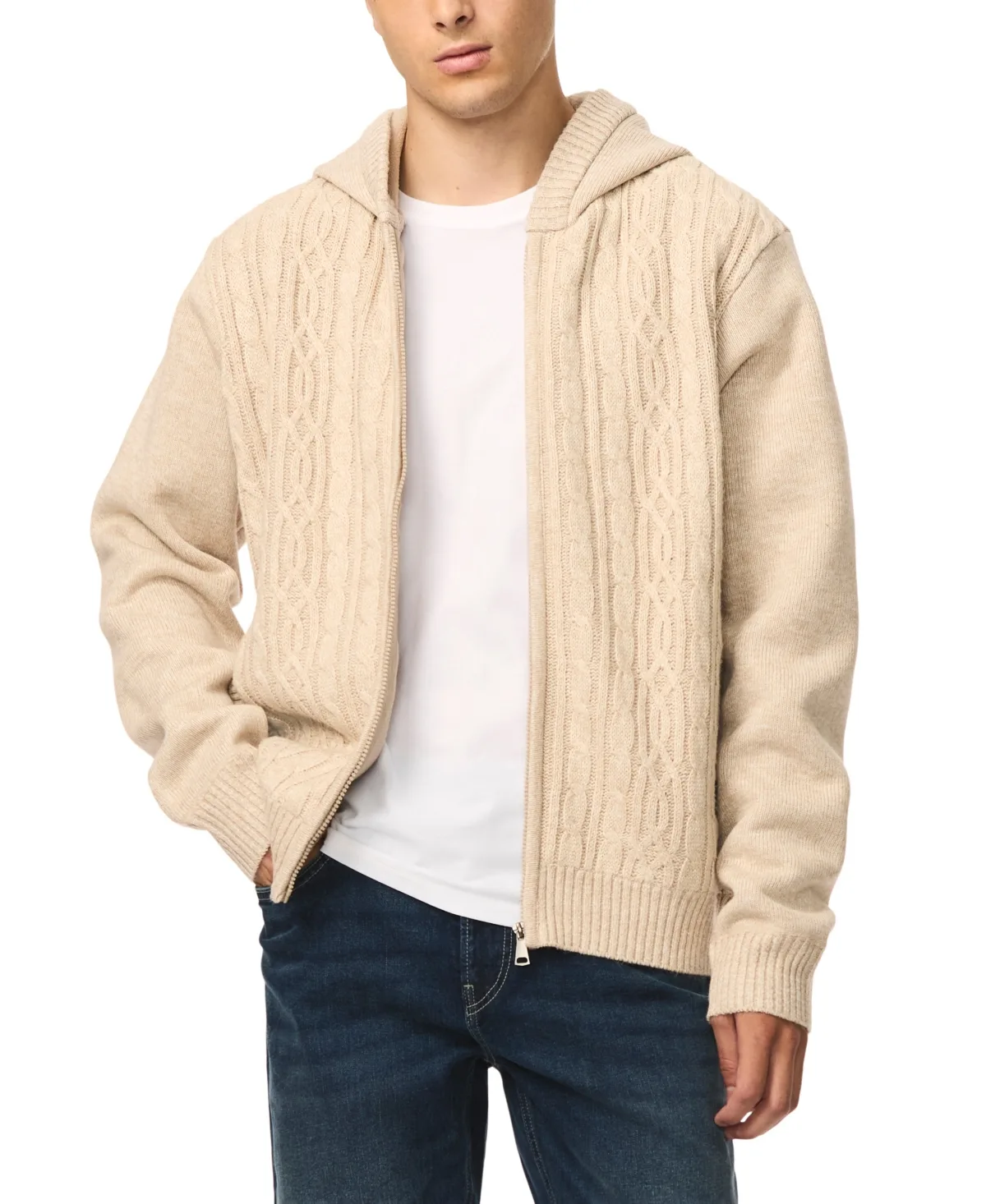 Writz Full-Zip Fleece Lined Hoodie Sweatshirt by Buffalo David Bitton