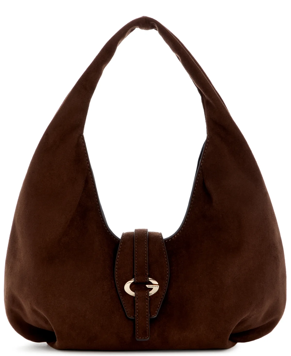 Venice Faux Suede Shoulder Hobo Bag
