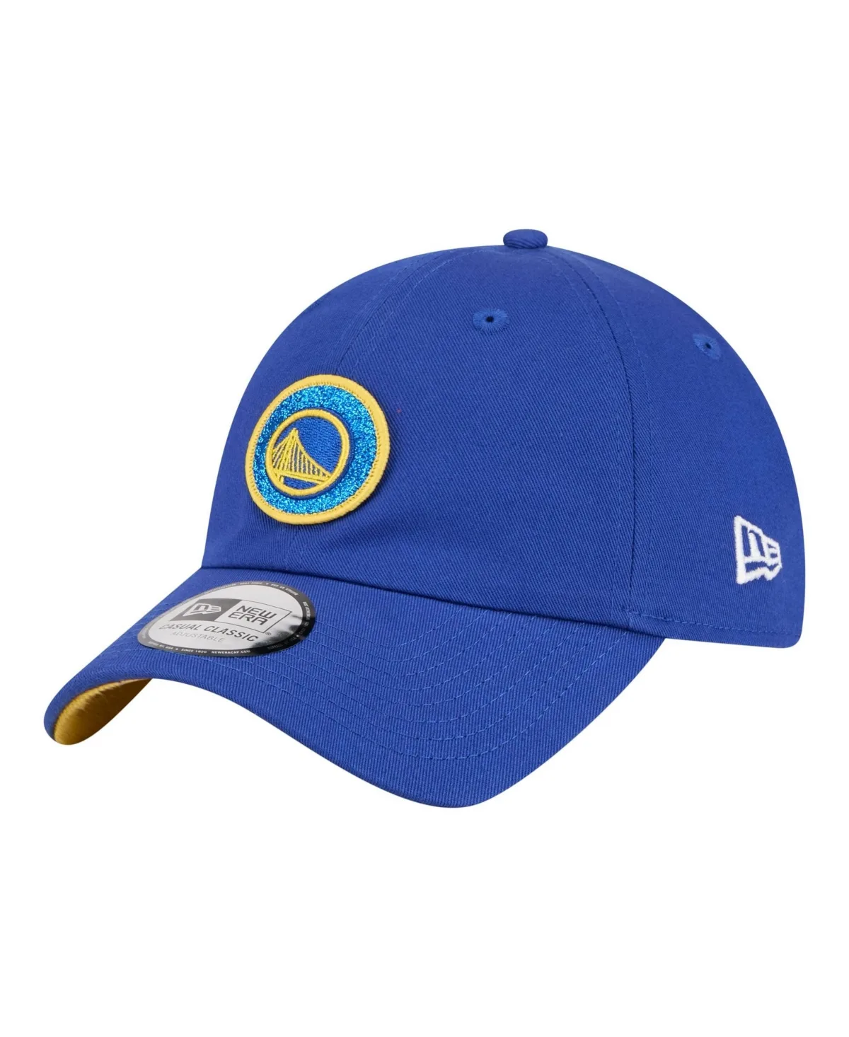 Golden State Warriors Sparkle Casual Classic Adjustable Hat by New Era