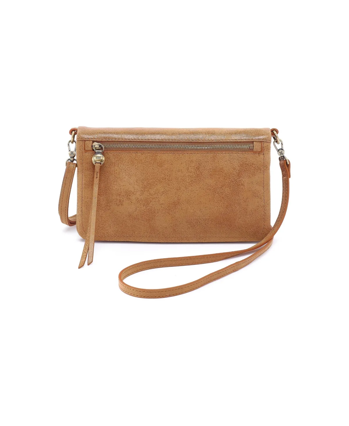 Lumen Leather Crossbody Wallet with Phone Pocket, 8.5W x 5H x 1D by Hobo