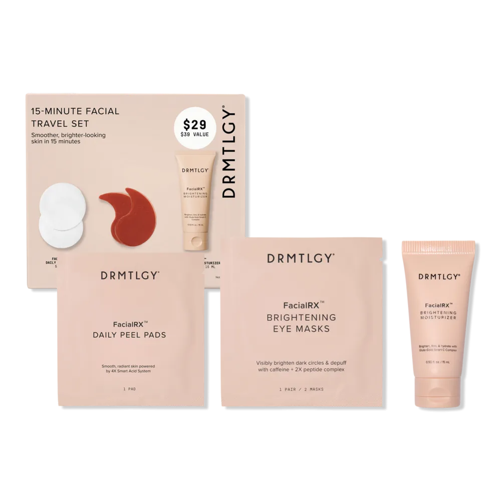 FacialRX 15-Minute Facial Travel Set by DRMTLGY