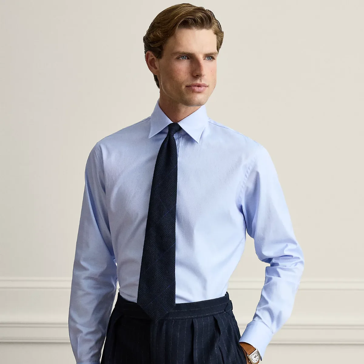 Textured Dobby Shirt by Ralph Lauren Purple Label