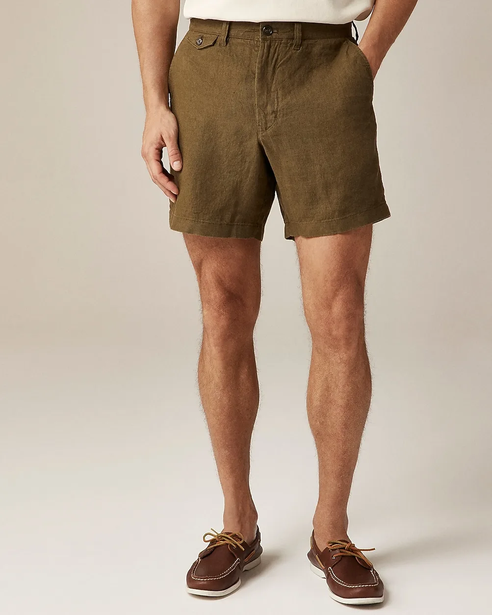 7" Linen Short by J.Crew