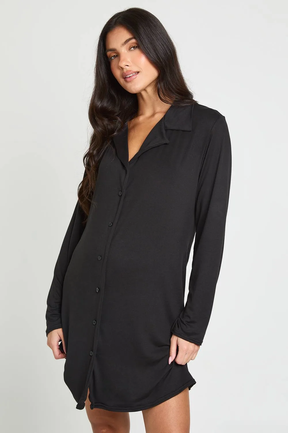 Maternity Long Sleeve Nightie by boohoo