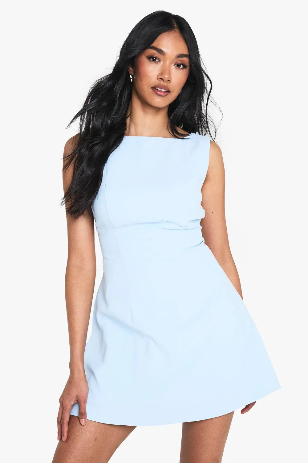 Structured a Line Mini Dress by boohoo