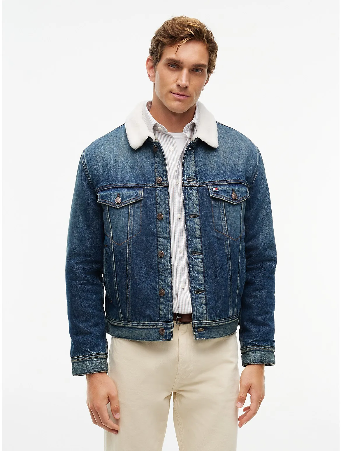 Teddy Fleece-Lined Denim Jacket by Tommy Hilfiger