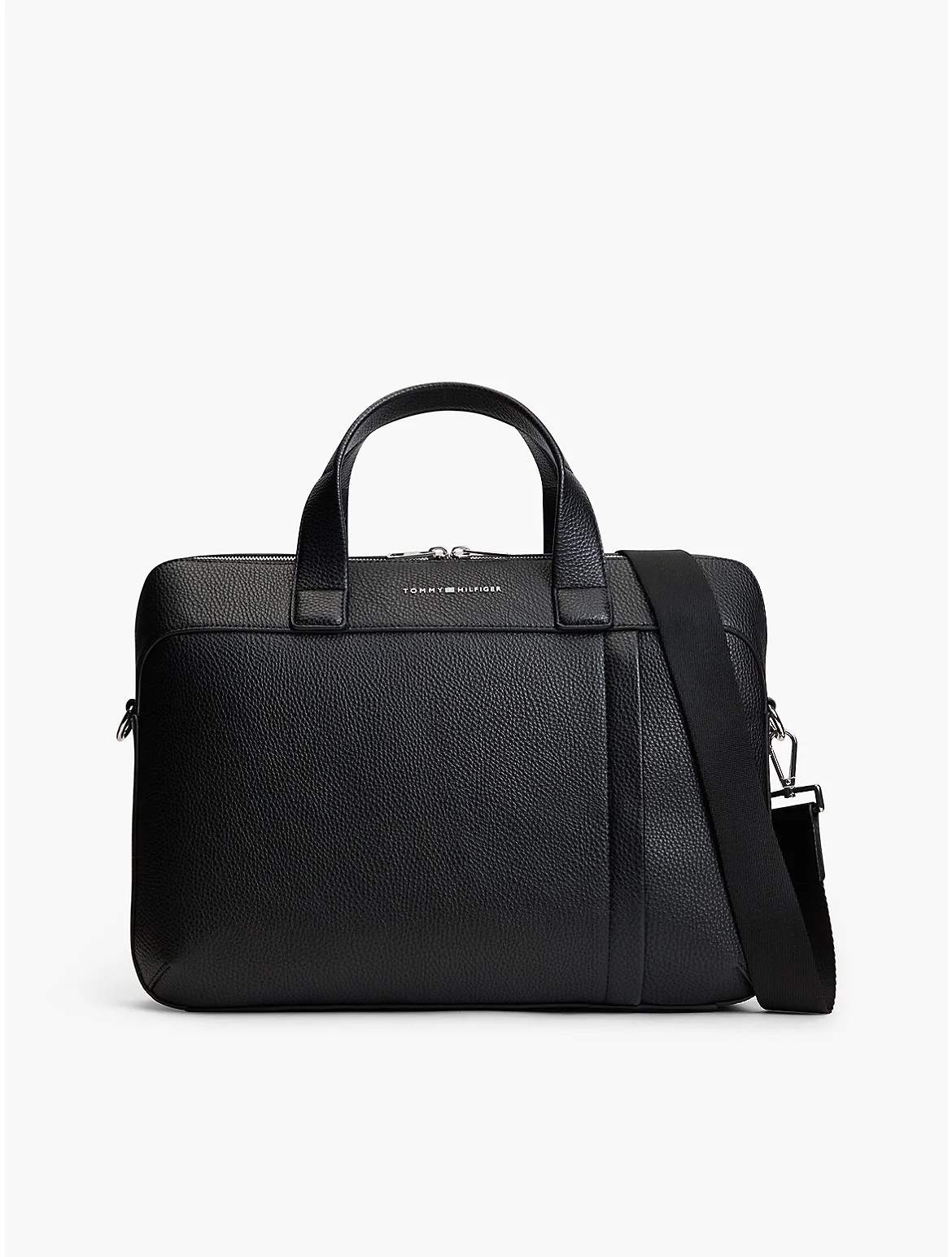 Pebbled Laptop Bag by Tommy Hilfiger