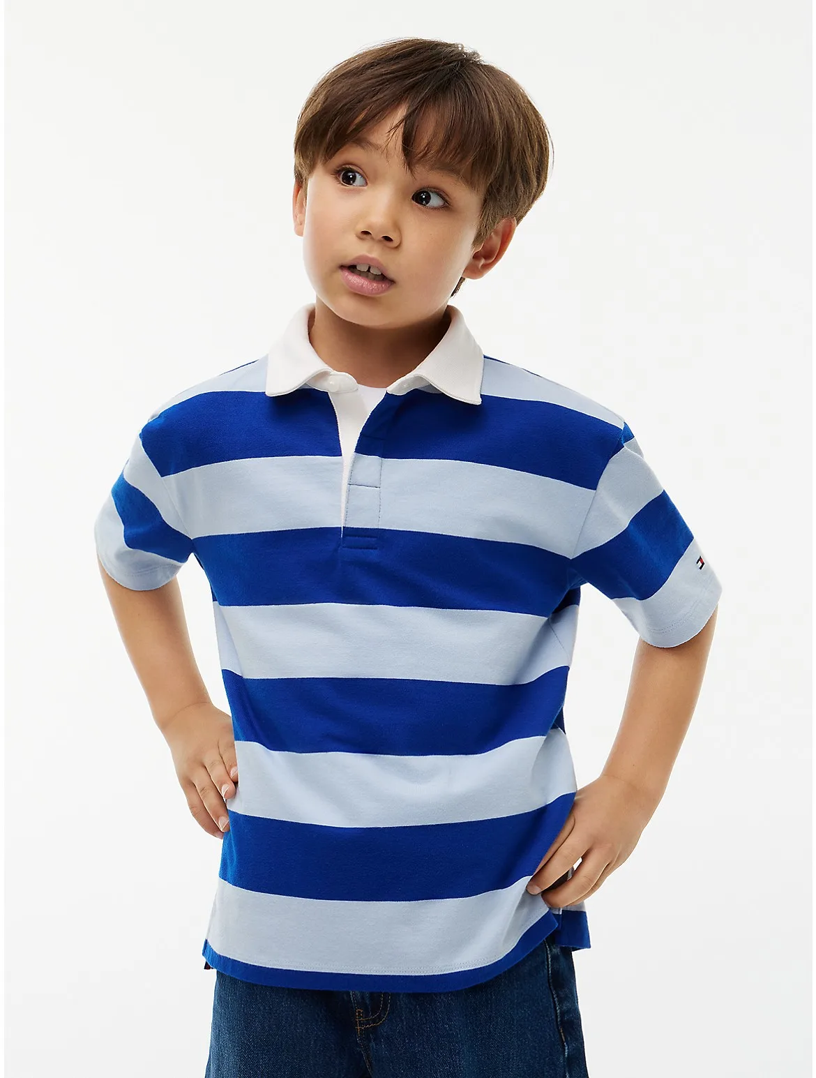 Striped Rugby Polo by Tommy Hilfiger