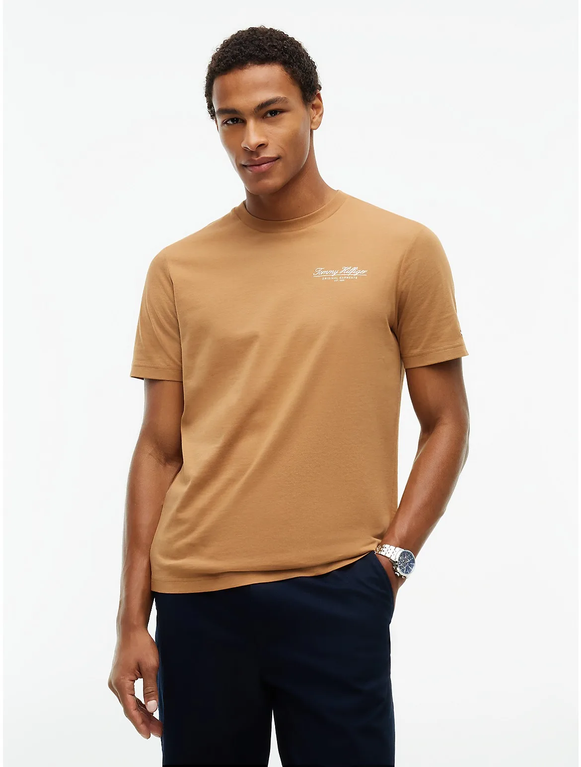 Script Logo T-Shirt by Tommy Hilfiger