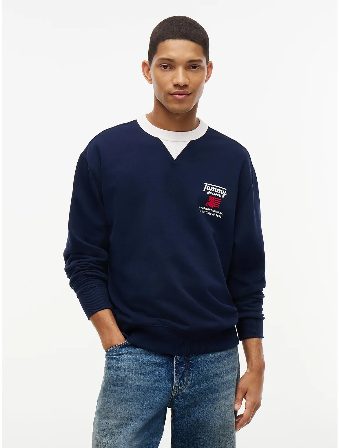 Tommy Jeans Pegasus Logo Sweatshirt by Tommy Hilfiger