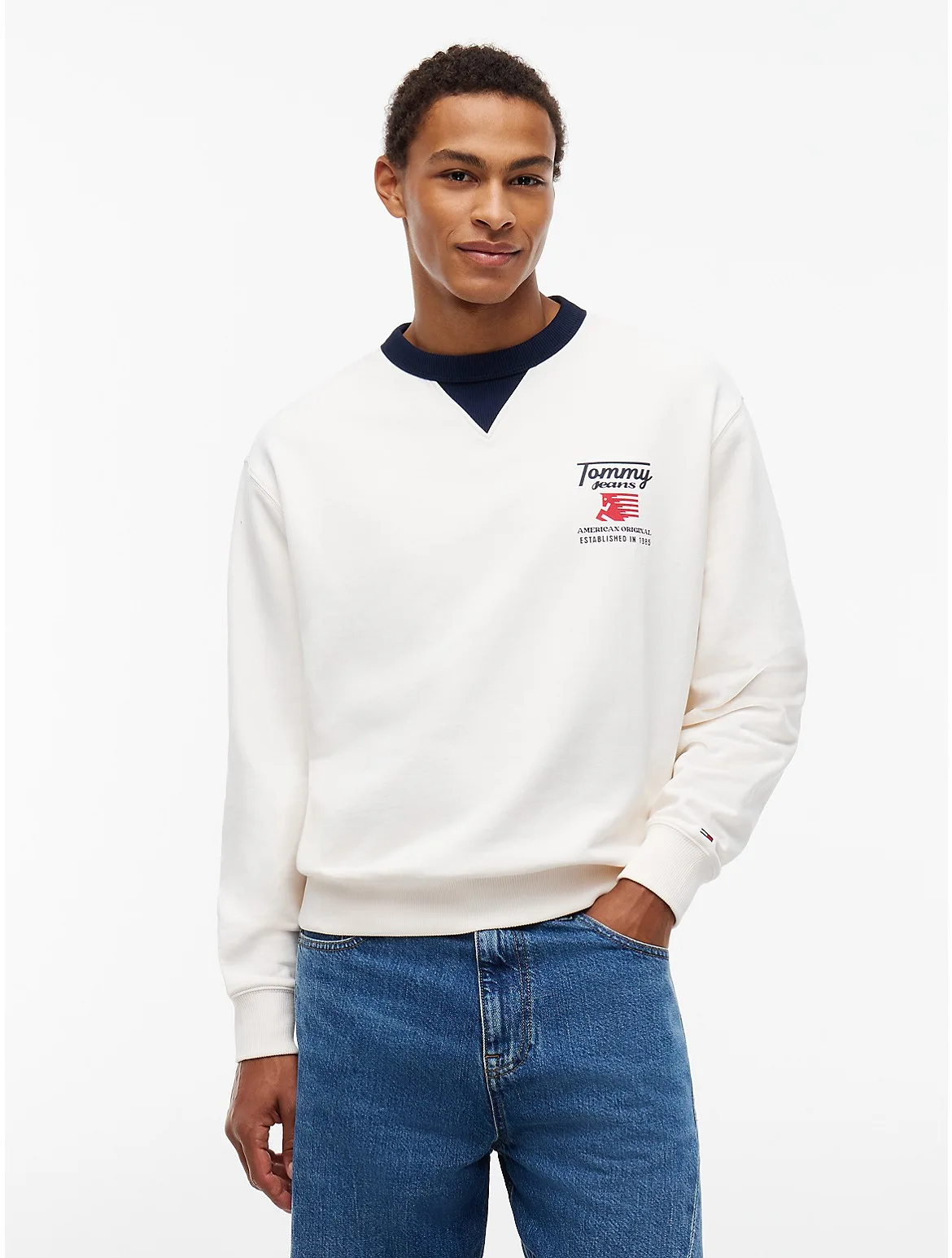 Tommy Jeans Pegasus Logo Sweatshirt by Tommy Hilfiger