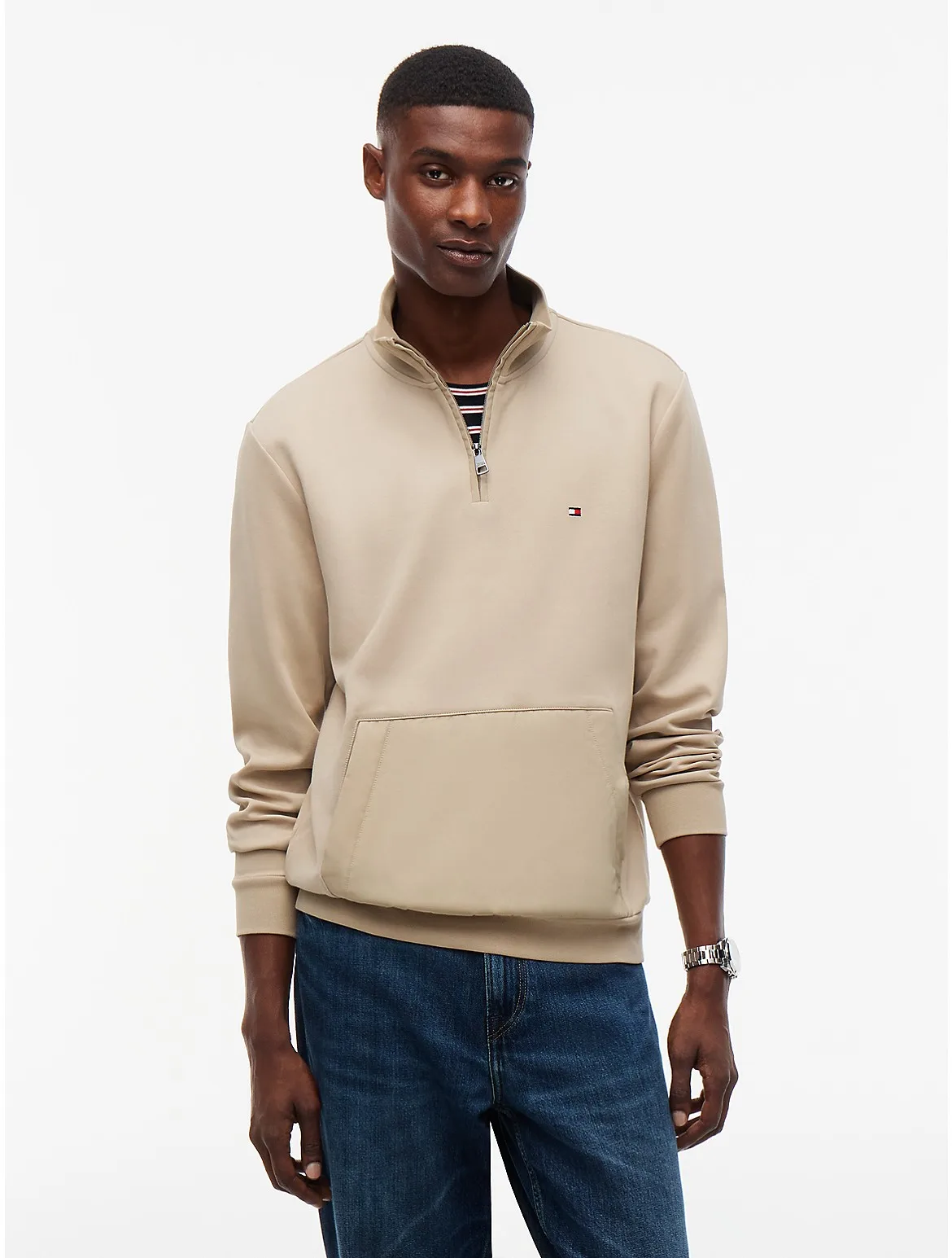 TH Performance Quarter-Zip Sweatshirt by Tommy Hilfiger