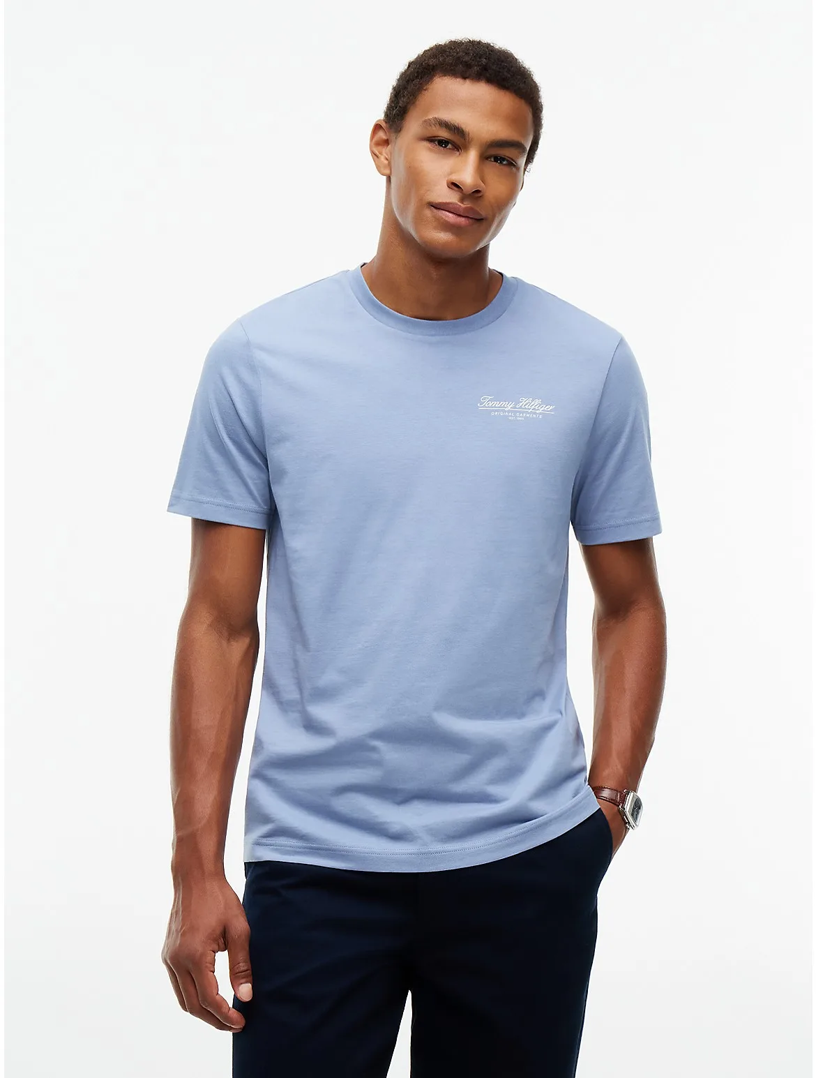 Script Logo T-Shirt by Tommy Hilfiger