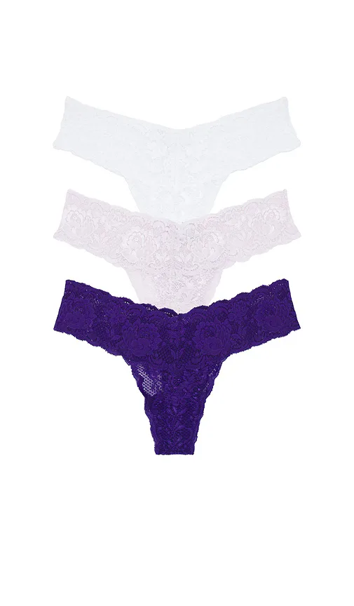 Never Say Never Cutie Thong 3 Pack by Cosabella