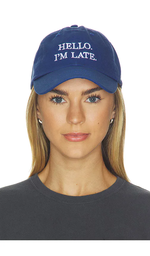 Hello I'm Late Dad Hat by DEPARTURE