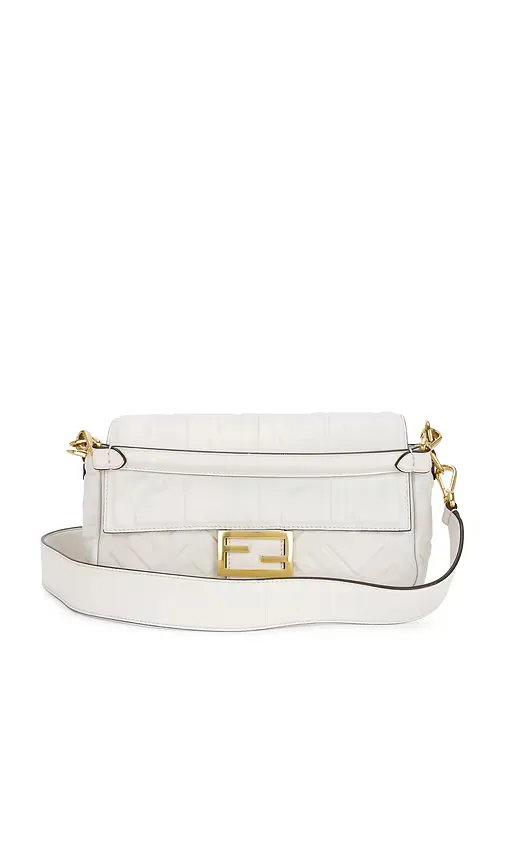 Fendi Nappa Embossed FF 1974 Re-Edition Baguette Shoulder Bag by FWRD Renew