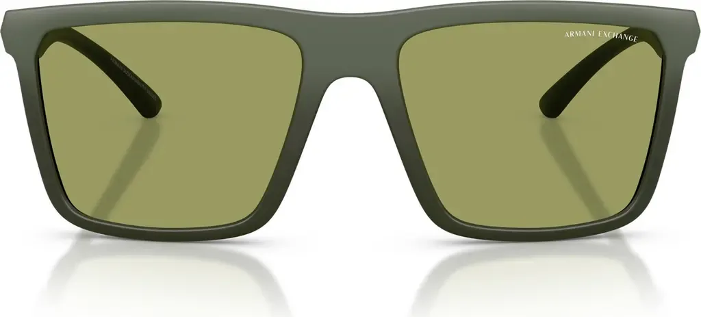 57mm Square Sunglasses by AX Armani Exchange