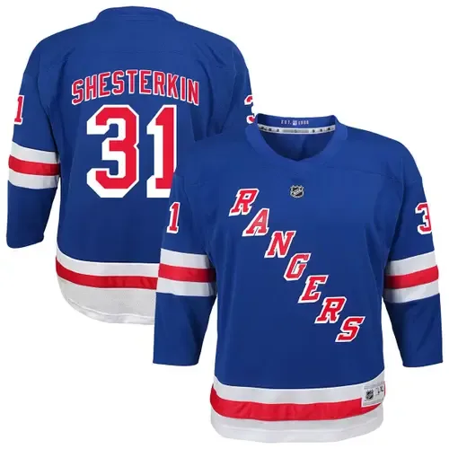 Igor Shesterkin New York Rangers Home Replica Player Jersey by Outerstuff