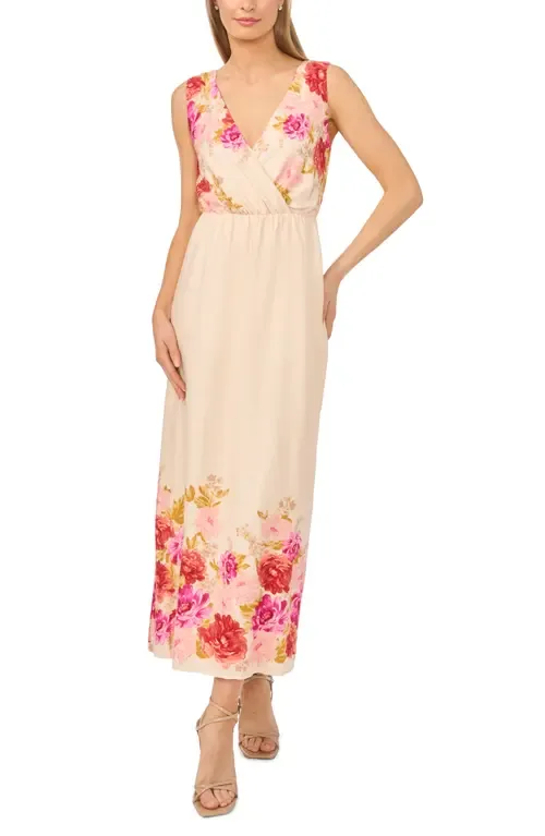 Print Sleeveless Back Tie Maxi Dress by halogen(r)