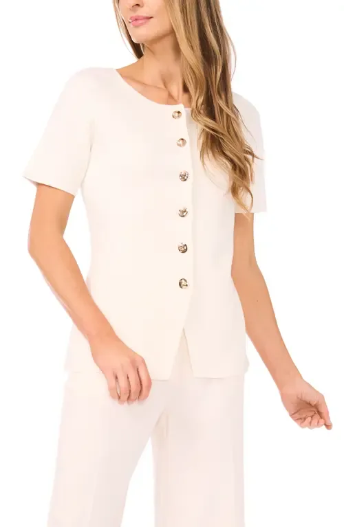 Gail Longline Split Hem Button-Up Shirt by Ted Baker