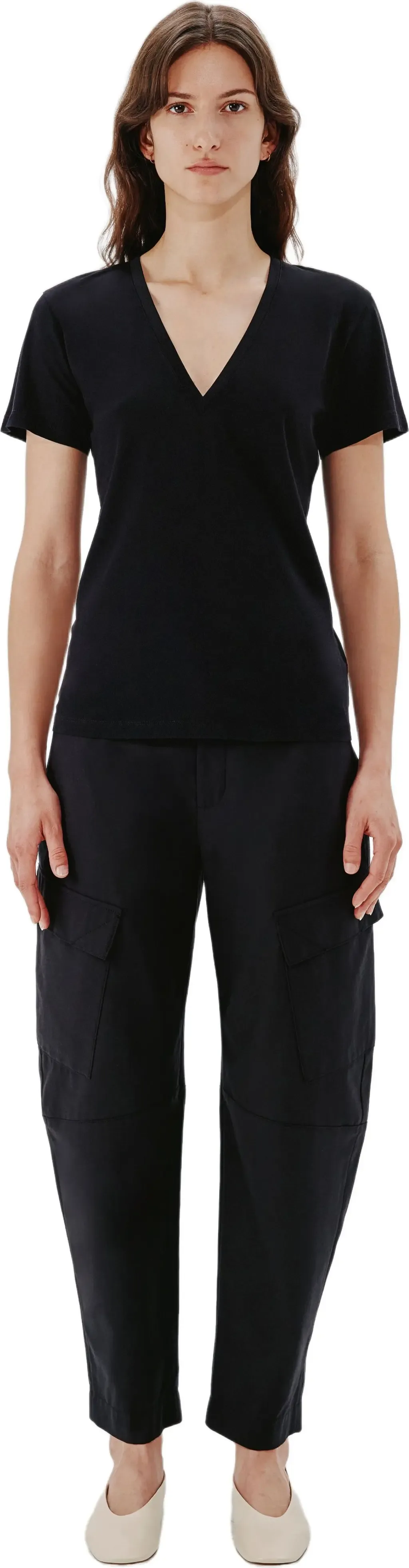 V-Neck Tee by Another Tomorrow