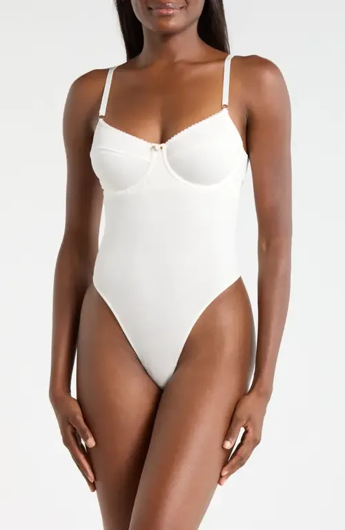 Rib Underwire Bodysuit by KILO BRAVA