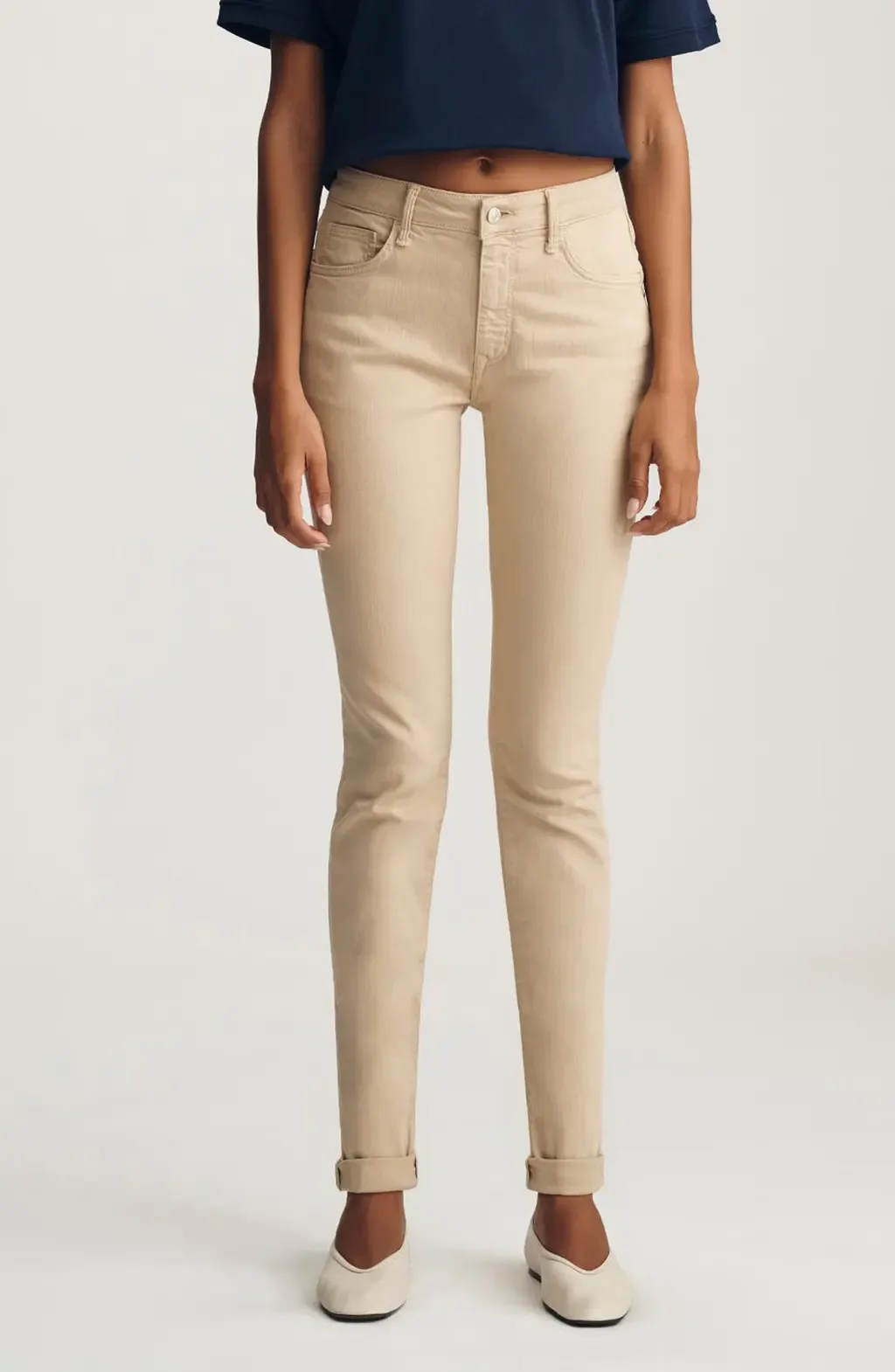 Kathleen Mid Rise Slim Boyfriend Jeans by Mavi Jeans