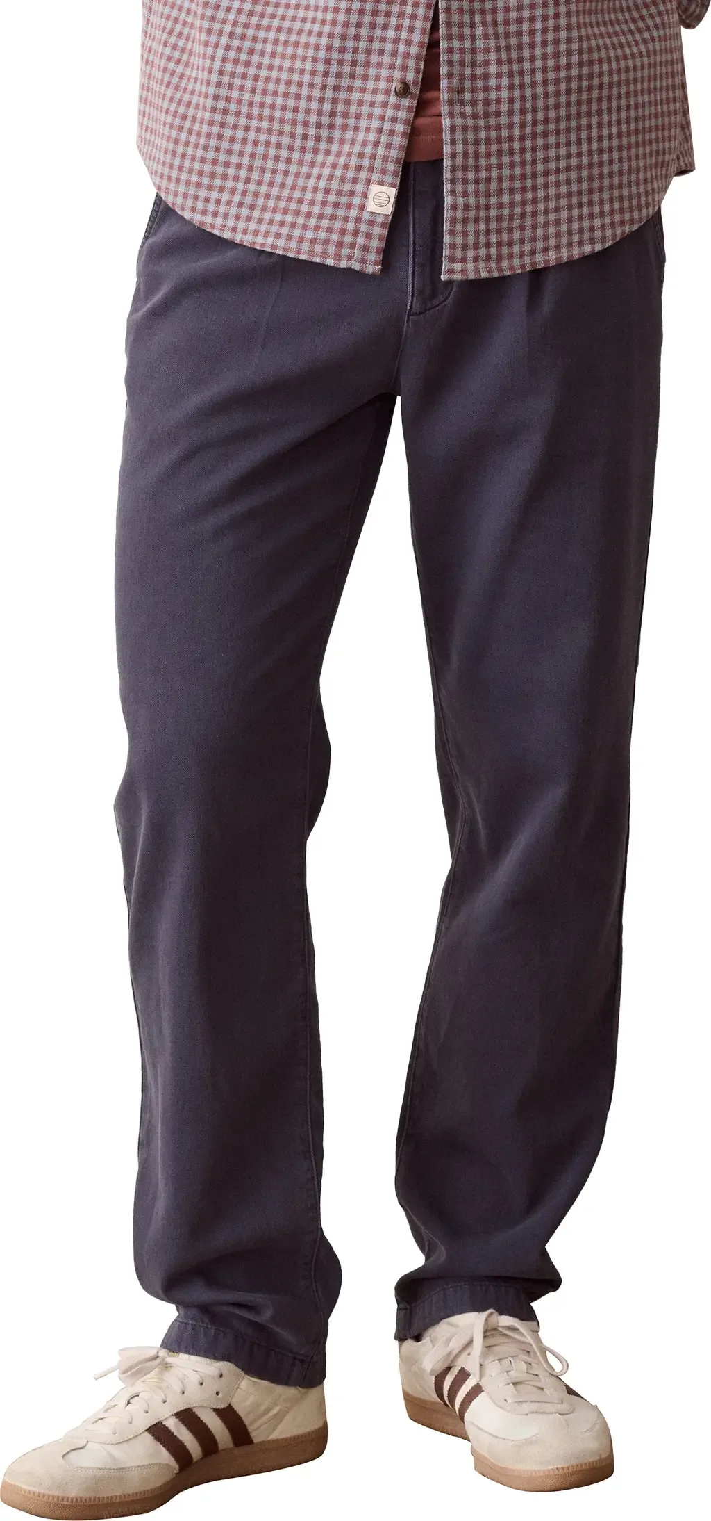 Rowan Pleated Cotton & Linen Trousers by Marine Layer