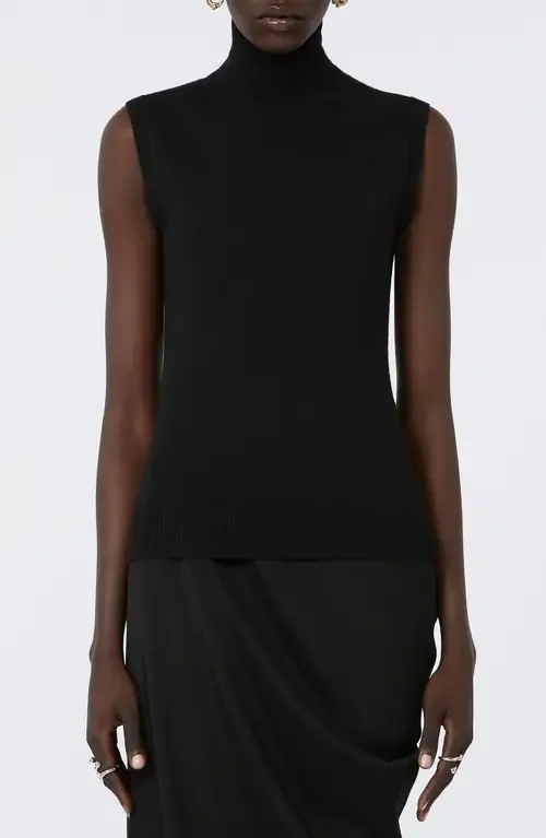 Vertigo Sleeveless Virgin Wool Sweater by SPORTMAX