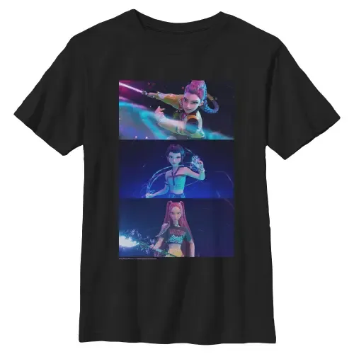 Group Shot Trio Graphic Short Sleeve T-Shirt by KPop Demon Hunters