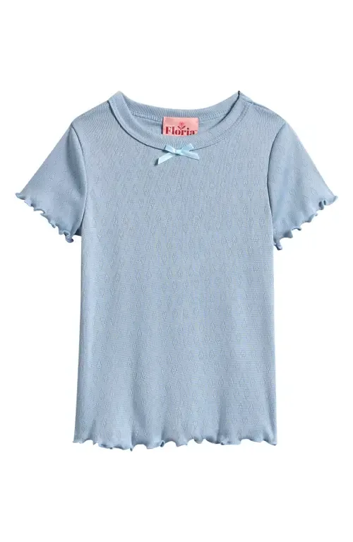 Pointelle T-Shirt by FLORIA