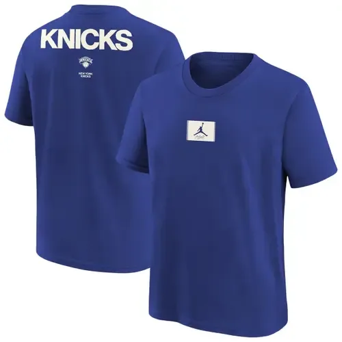 Jordan Brand Royal New York Knicks Courtside Statement 85 T-Shirt by Jordan Brand
