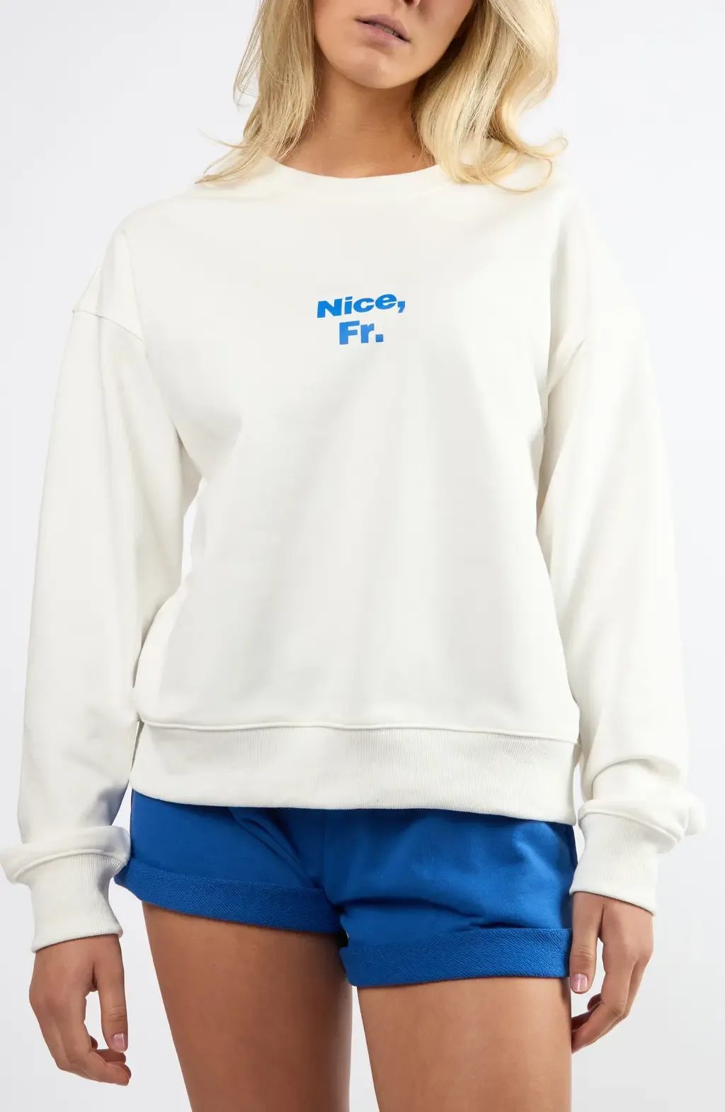 The Nice, Fr. Cotton Graphic Sweatshirt by Viens Avec Moi