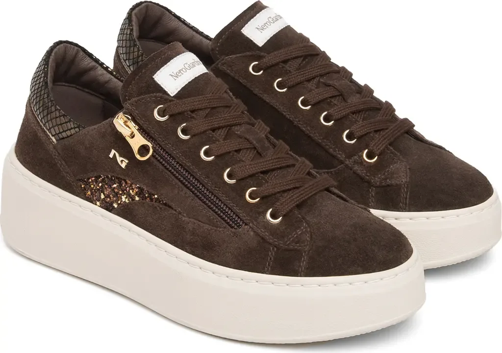 Platform Side Zip Sneaker by NeroGiardini