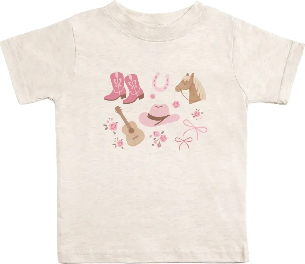 Western Girl Short Sleeve T-Shirt by Sweet Wink
