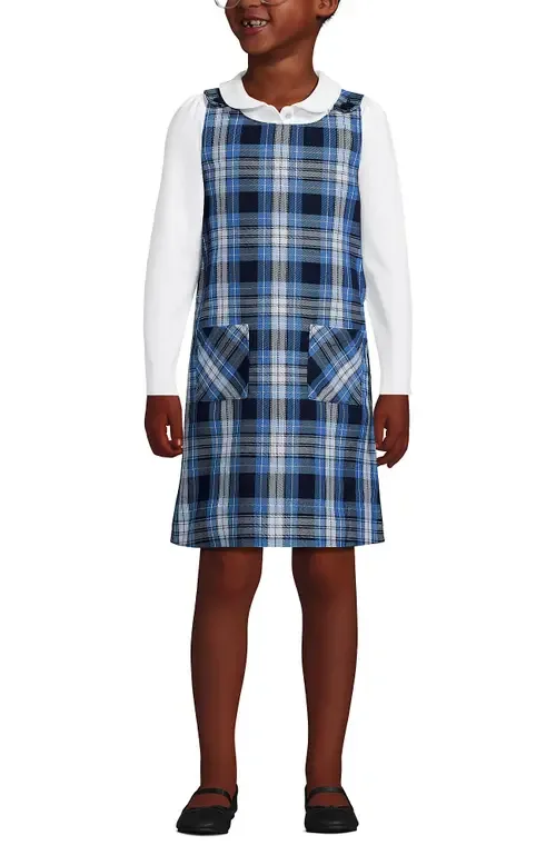 Button Shoulder Patch Pocket Jumper by Lands' End